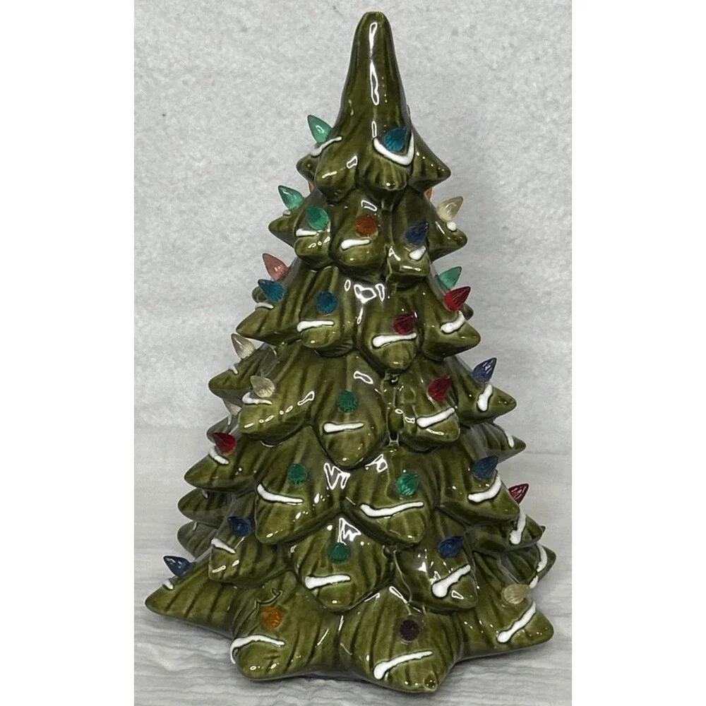 Vintage 1983 Ceramic Christmas Tree 13